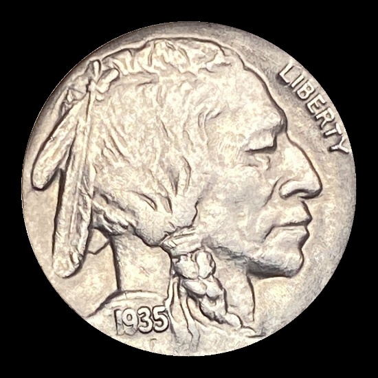 1935-D Buffalo Nickel CHOICE AU