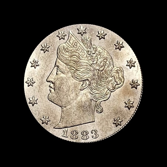 1883 Liberty Head Nickel No Cents GEM BU