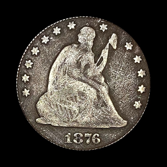 1876 Seated Liberty Quarter LIGHTLY CIRCULATED