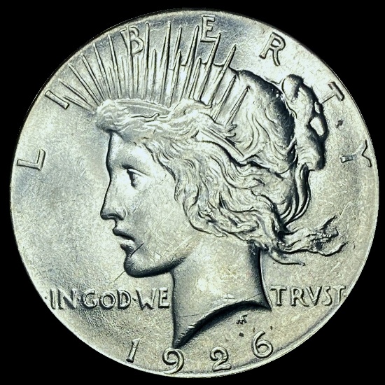 1926 Silver Peace Dollar CHOICE BU