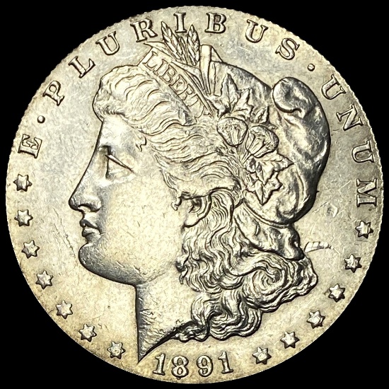 1891-CC Silver Morgan Dollar CLOSELY UNCIRCULATED