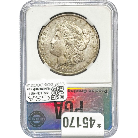 1883-O Morgan Dollar PGA MS64