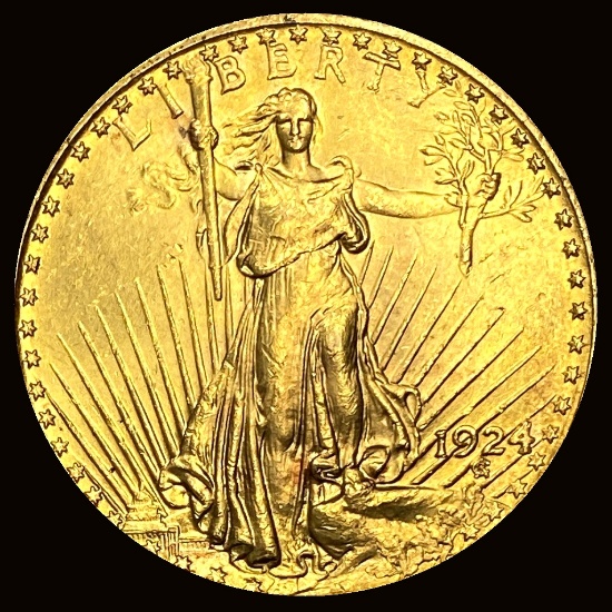 1924 $20 Saint-Gaudens Double Eagle CHOICE BU