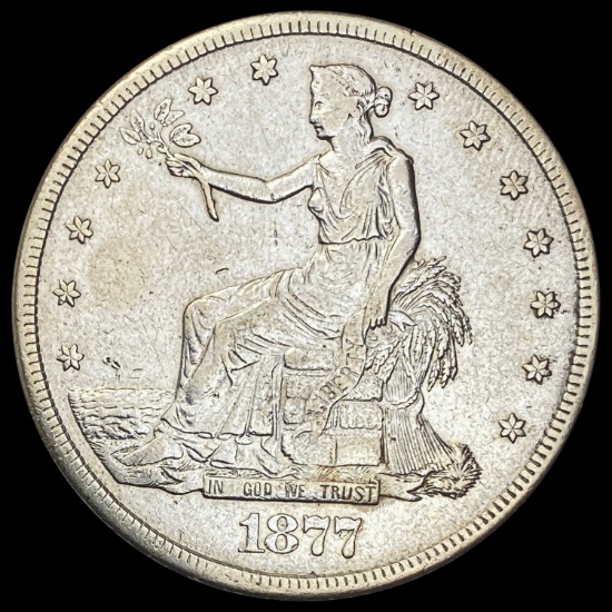 1877-S Trade Dollar CLOSELY UNCIRCULATED