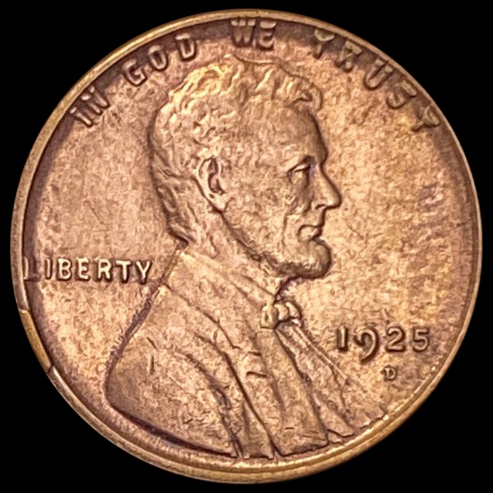 1925-D Lincoln Wheat Cent CLOSELY UNCIRCULATED
