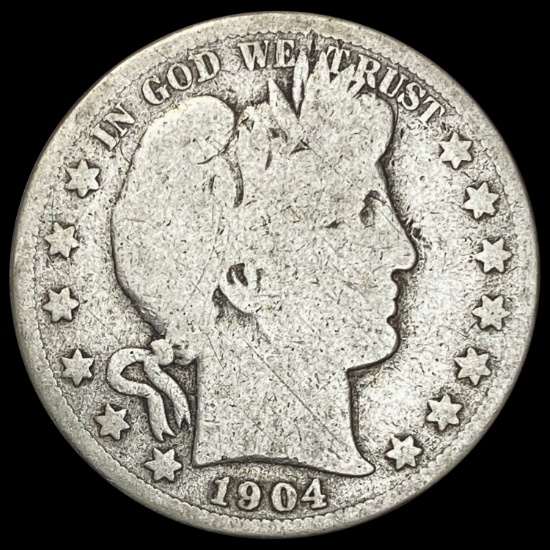 1904-S Barber Half Dollar NICELY CIRCULATED