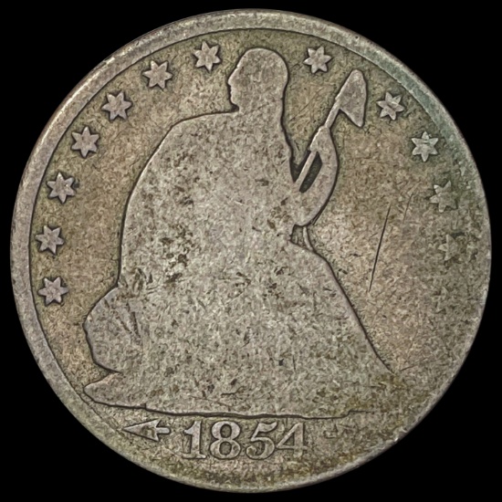 1854-O Seated Liberty Half Dollar NICELY CIRCULATE NICELY CIRCULATED