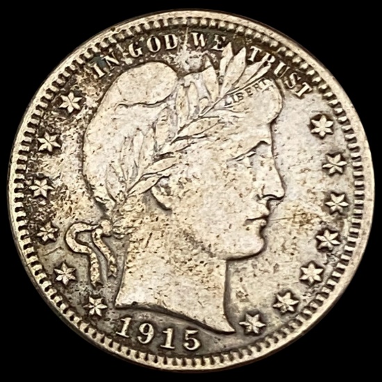 1915-S Barber Quarter CLOSELY UNCIRCULATED