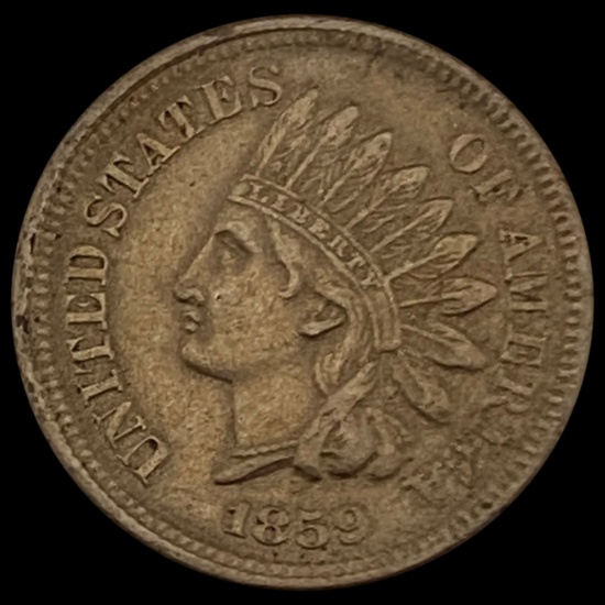 1859 Indian Head Cent CLOSELY UNCIRCULATED