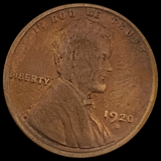 1920-D Lincoln Wheat Cent  CLOSELY UNCIRCULATED
