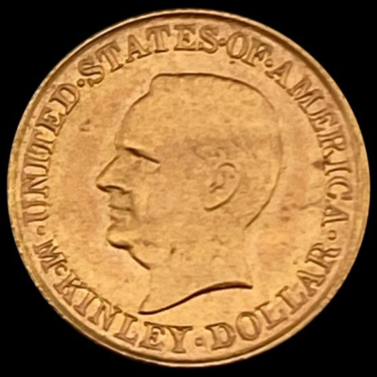 1917 McKinley Gold Dollar UNCIRCULATED