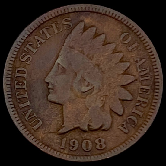 1908-S Indian Head Cent NEARLY UNCIRCULATED