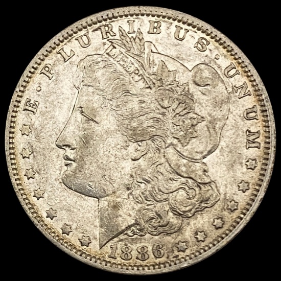 1886-O Morgan Silver Dollar CHOICE AU