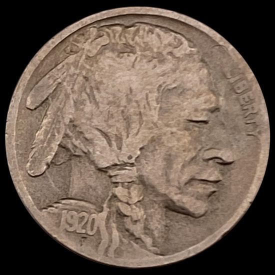 1920-D Buffalo Nickel LIGHTLY CIRCULATED