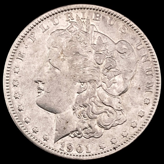 1901 Morgan Silver Dollar NEARLY UNCIRCULATED