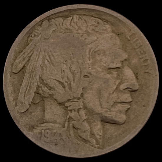 1914-D Buffalo Nickel LIGHTLY CIRCULATED