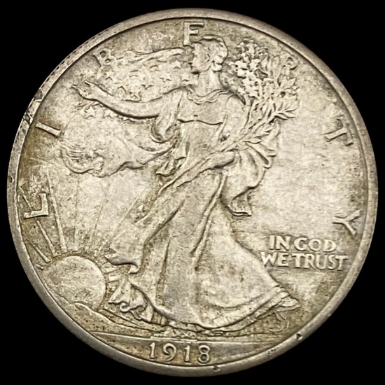 1918-S Walking Liberty Half Dollar UNCIRCULATED