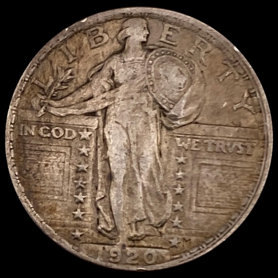 1920 Standing Liberty Quarter LIGHTLY CIRCULATED LIGHTLY CIRCULATED