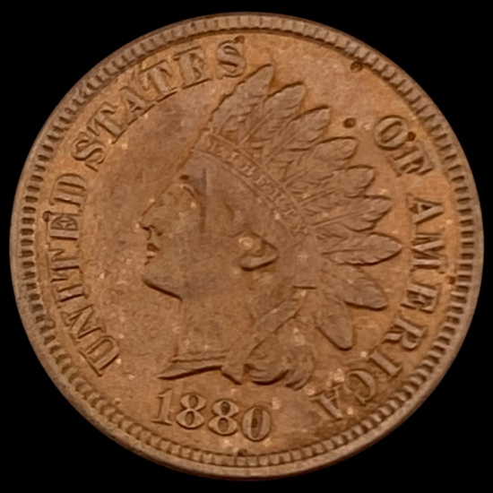 1880 Indian Head Cent CLOSELY UNCIRCULATED