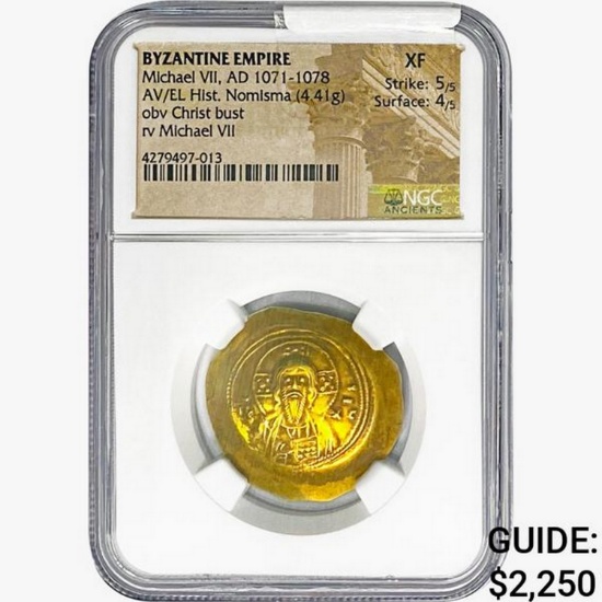 Byzantine Michael VII,AD1071-1078 AV/EL Hist. Nomisa
