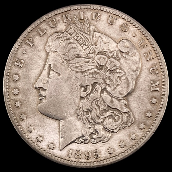 1893-CC Morgan Silver Dollar CLOSELY UNCIRCULATED CLOSELY UNCIRCULATED