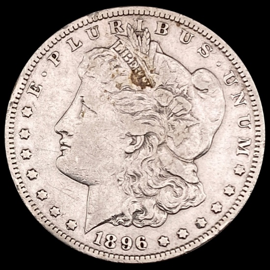 1896-S Morgan Silver Dollar LIGHTLY CIRCULATED