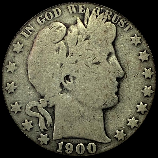 1900-O Barber Half Dollar LIGHTLY CIRCULATED