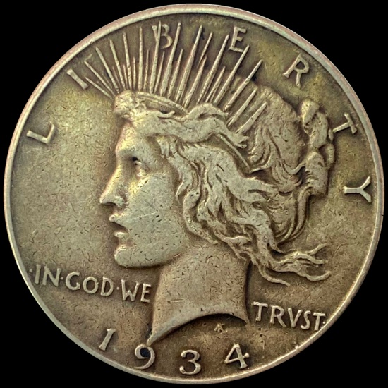 1934 Peace Dollar NICELY CIRCULATED