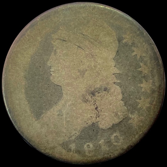 1810 Capped Bust Half Dollar NICELY CIRCULATED