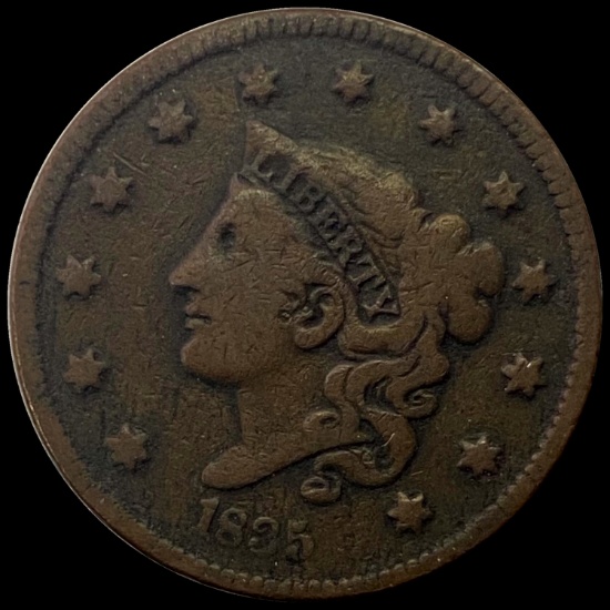 1835 Liberty Head Large Cent LIGHTLY CIRC