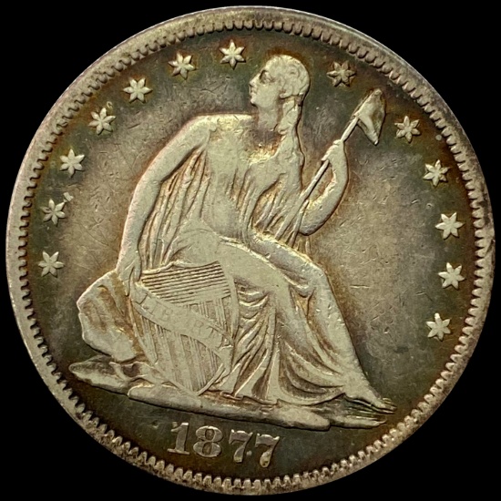 1877-S Seated Liberty Half Dollar LIGHTLY CIRCULATED