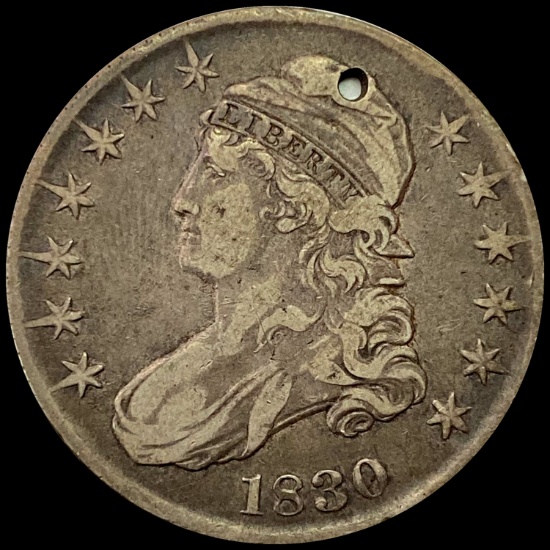 1830 Capped Bust Half Dollar O HIGH GRADE