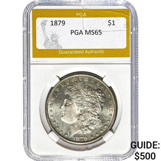 1879-S Morgan Dollar PGA MS65