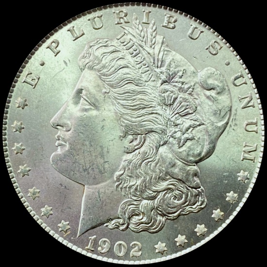 1902-O Morgan Silver Dollar GEM BU