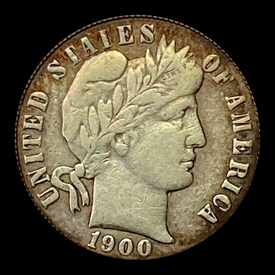 1900-O Barber Dime LIGHTLY CIRCULATED
