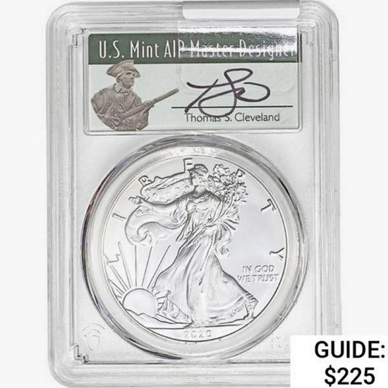 2020-S Silver Eagle PCGS MS70