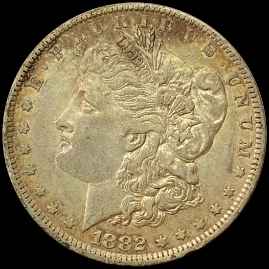 1882-O/S Morgan Silver Dollar CLOSELY UNC