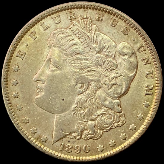 1890-S Morgan Silver Dollar CLOSELY UNCIRCULATED