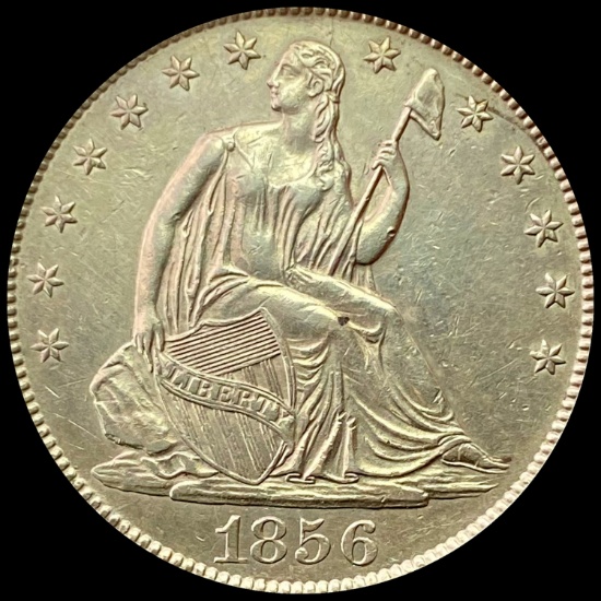 1856-O Seated Liberty Half Dollar CLOSELY UNCIRCULATED