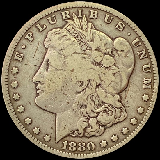 1880-CC Morgan Silver Dollar LIGHTLY CIRCULATED