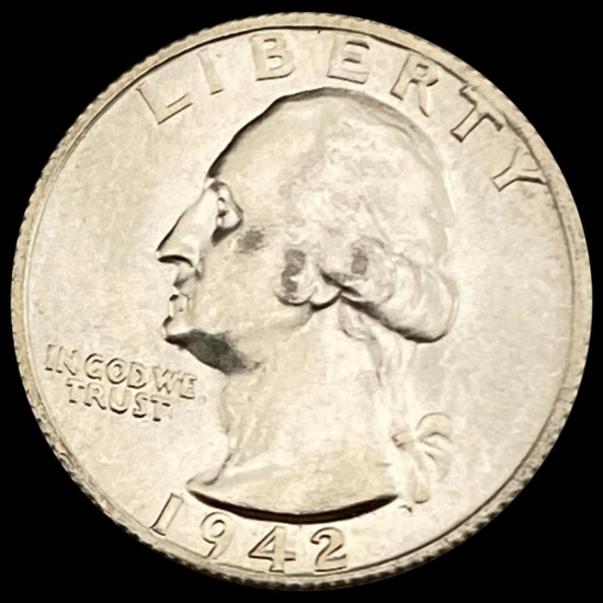 1942-S Washington Quarter CHOICE BU