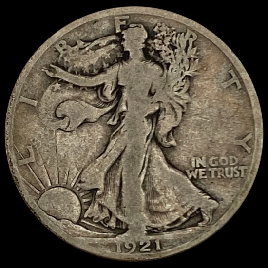 1921-S Walking Liberty Half Dollar NICELY CIRCULAT NICELY CIRCULATED