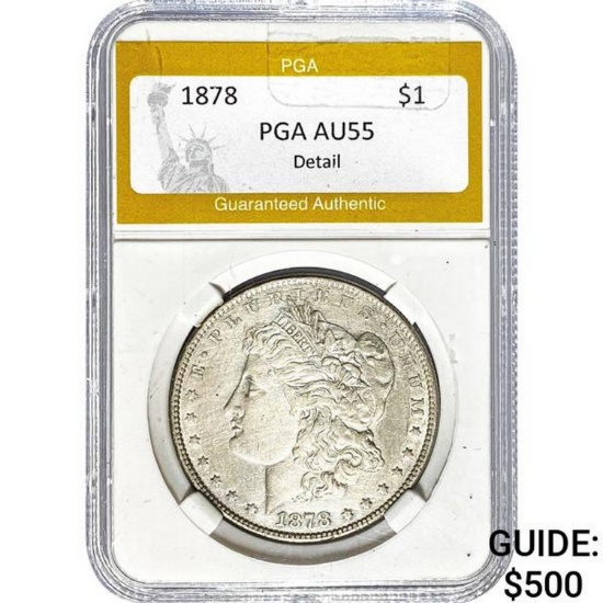1878 Morgan Dollar PGA AU55