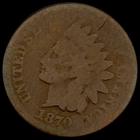 1870 Indian Head Cent NICELY CIRCULATED