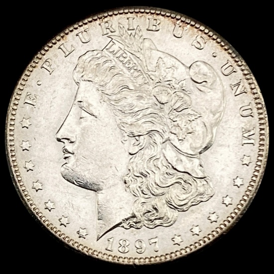 1897-S Morgan Silver Dollar UNCIRCULATED