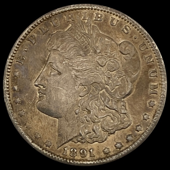 1891-CC Morgan Silver Dollar CLOSELY UNCIRCULATED CLOSELY UNCIRCULATED