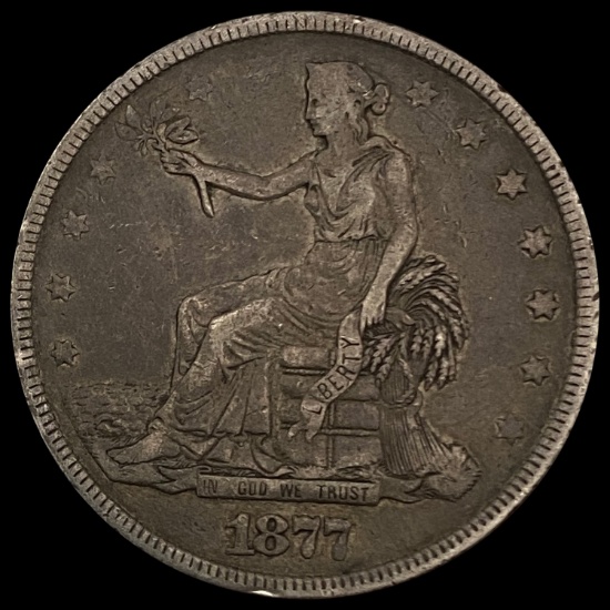 1877-S Trade Dollar NEARLY UNCIRCULATED