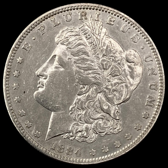 1884-S Morgan Silver Dollar CLOSELY UNCIRCULATED CLOSELY UNCIRCULATED