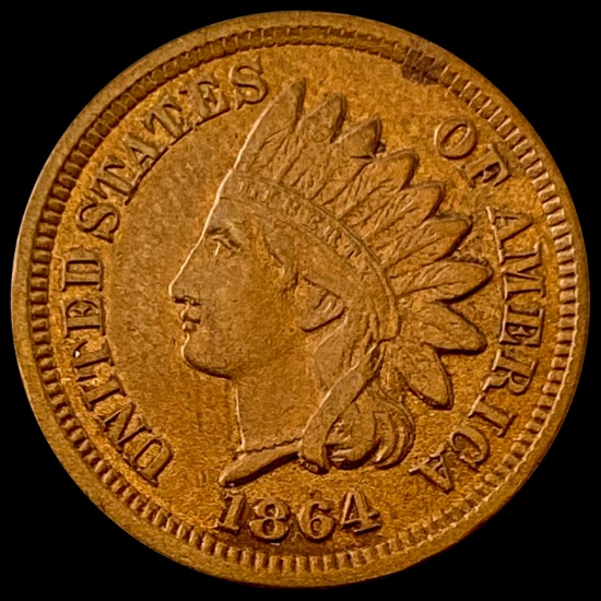 1864 Indian Head Cent CLOSELY UNCIRCULATED