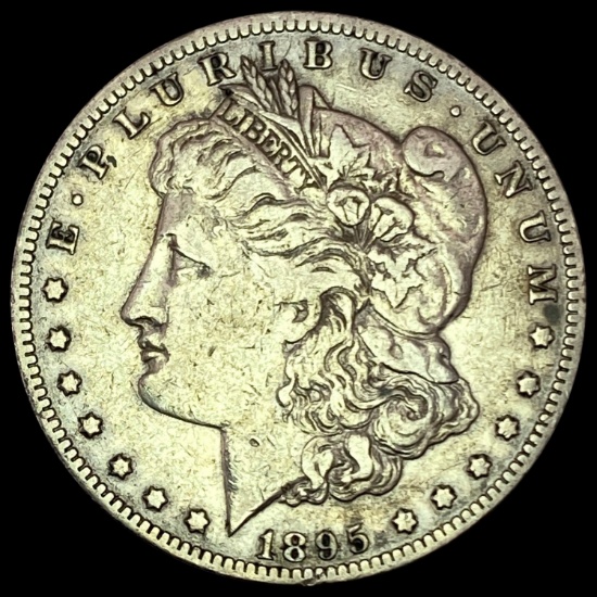 1895-O Morgan Silver Dollar LIGHTLY CIRCULATED